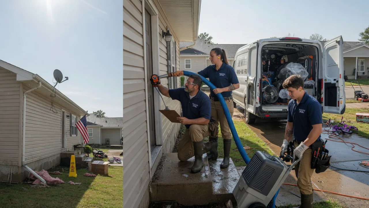 Ceiling Water Damage Restoration in Henderson, TX near me